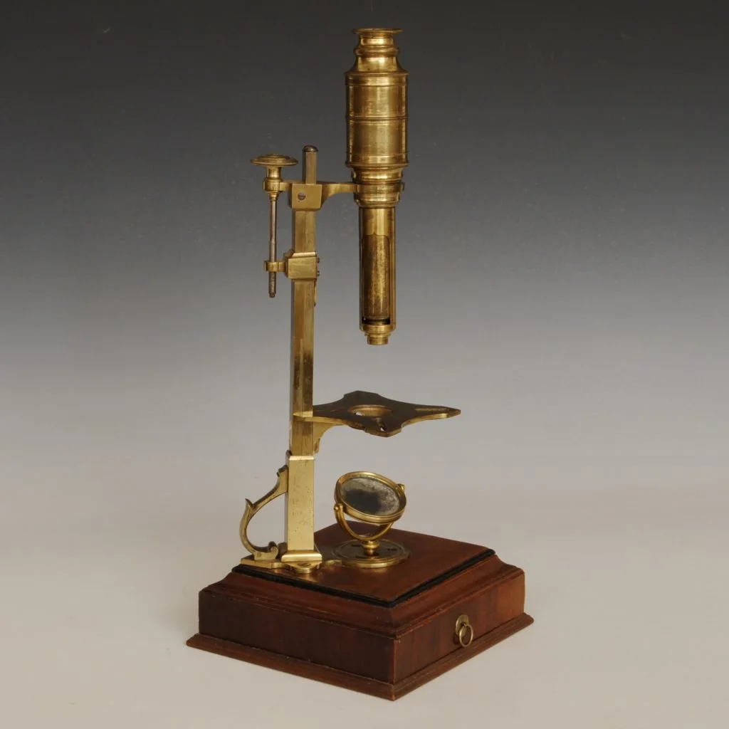 An eighteenth-century microscope