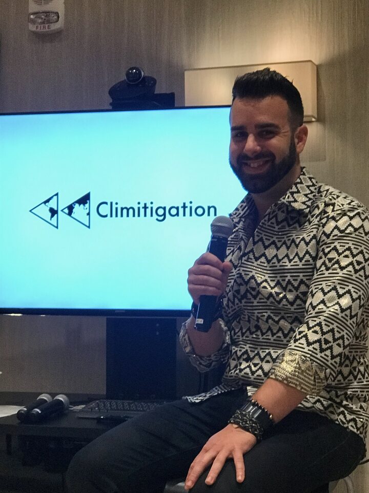 Eric Matzner presenting Climitigation